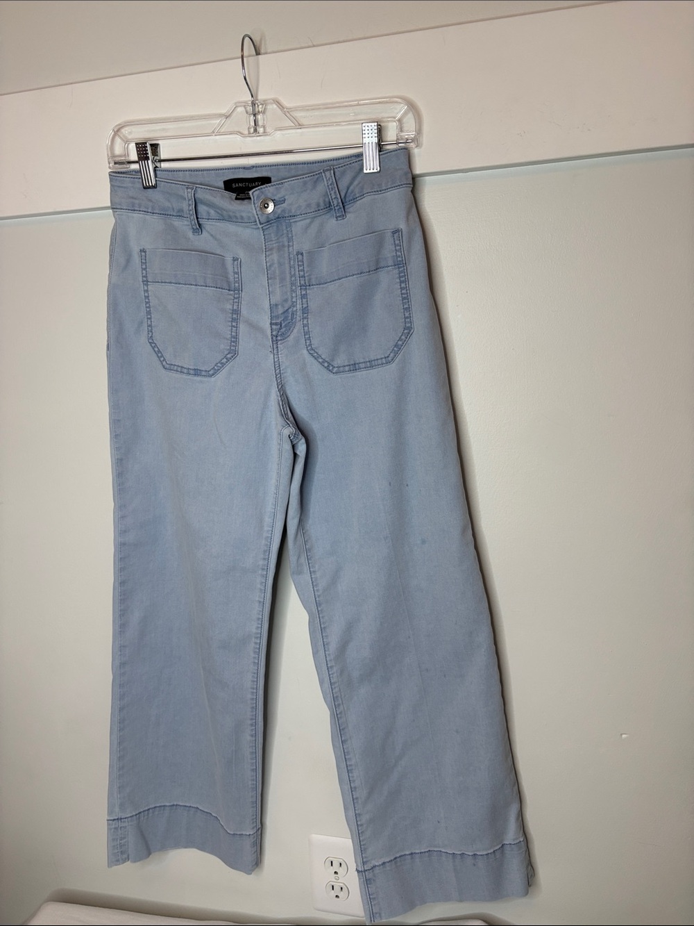 Sanctuary Pale Blue Straight-Leg Jeans